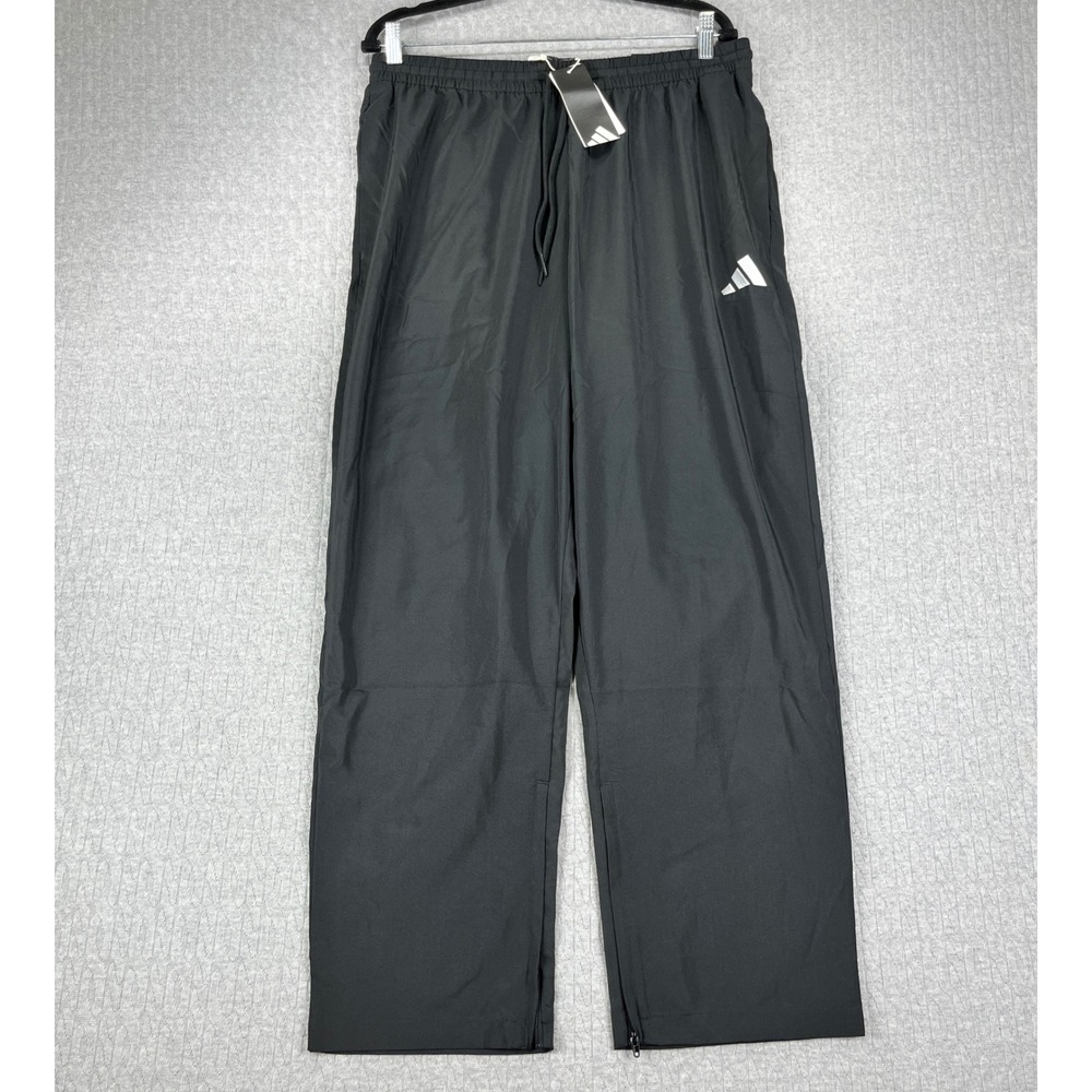 New Adidas Track Pants Mens Large Black M STNFRD‎ OPT SL JW0560 Sporty Techwear